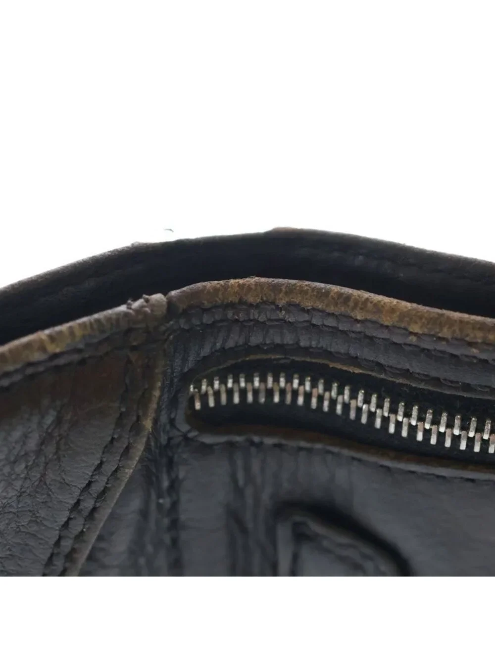 Chrome Hearts Floral Button Leather Wallet Black